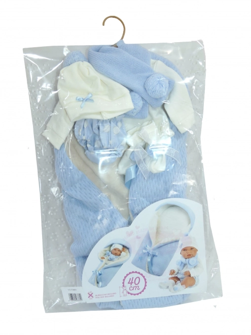 Llorens M738-61 kleding voor pop baby NEW BORN maat 40-42 cm