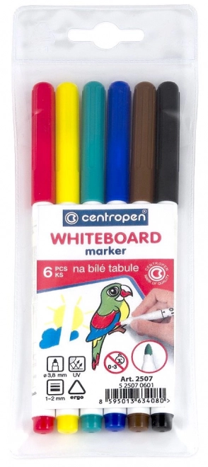 CENTROPEN Markers voor whiteboards 6 stuks