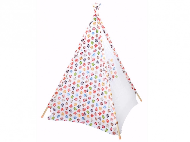 Kinder teepee tent Vrolijke uilen