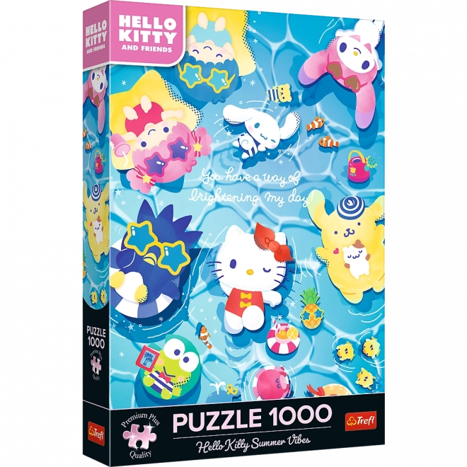 Puzzel Hello Kitty Op De Zomergolf 1000 Stukjes van Trefl