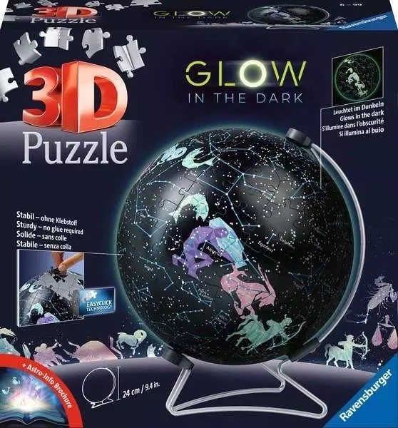 RAVENSBURGER Lichtgevende puzzelbal Sterrenglobus 190 stukjes