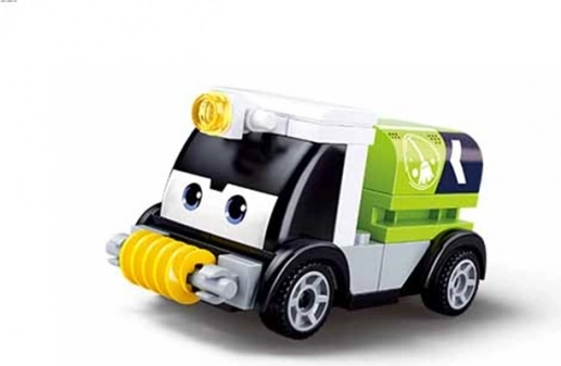 Sluban opwindautootje Groene tankwagen