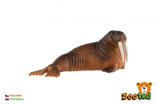 IJslandse zeehond plastic 11cm in zak