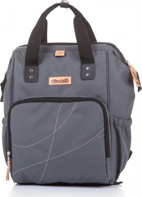 Chipolino verzorgingstas en rugzak voor kinderwagen – Graphite