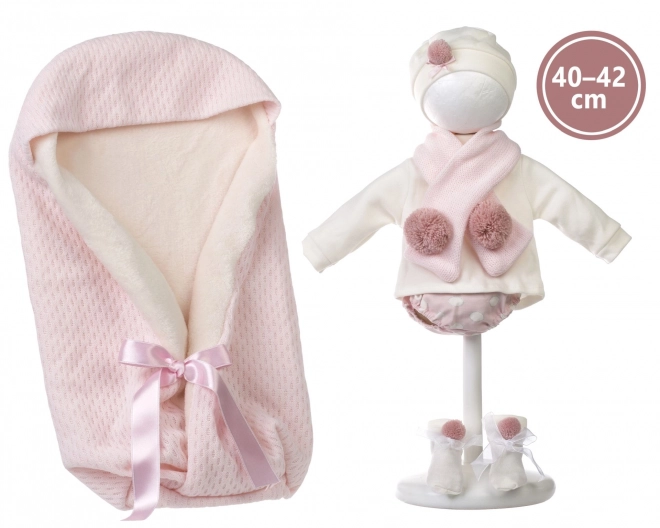 Llorens M738-62 kleding set voor babypop NEW BORN maat 40-42 cm