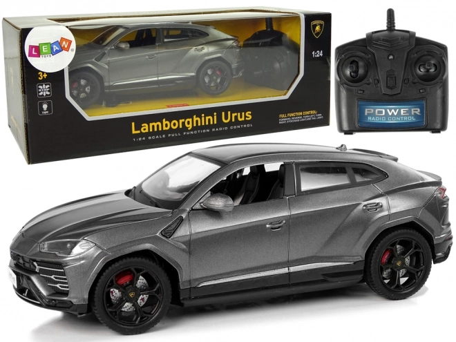 R/C auto 1:24 Lamborghini Urus Zwart 2.4 G Lichten