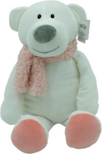 Pluchen beertje Kamil met roze accessoires 35 cm