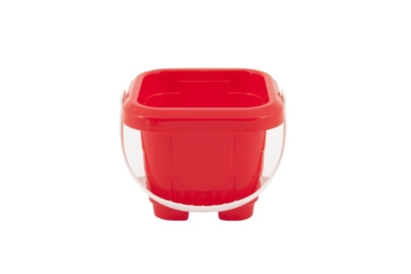 Emmer voor zand plastic 12x9cm 5 kleuren 12m+
