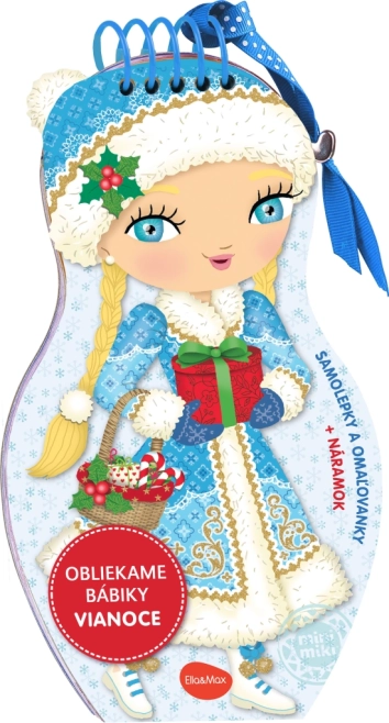 We kleden poppen aan Kerstmis – kleurplaten en stickers