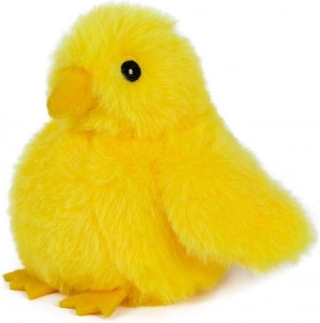 Pluchen kuikentje 12 cm geel