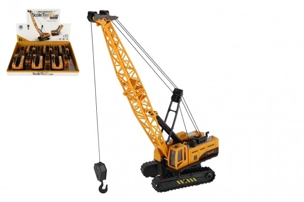Plastic kraanwagen op inertie 26 cm