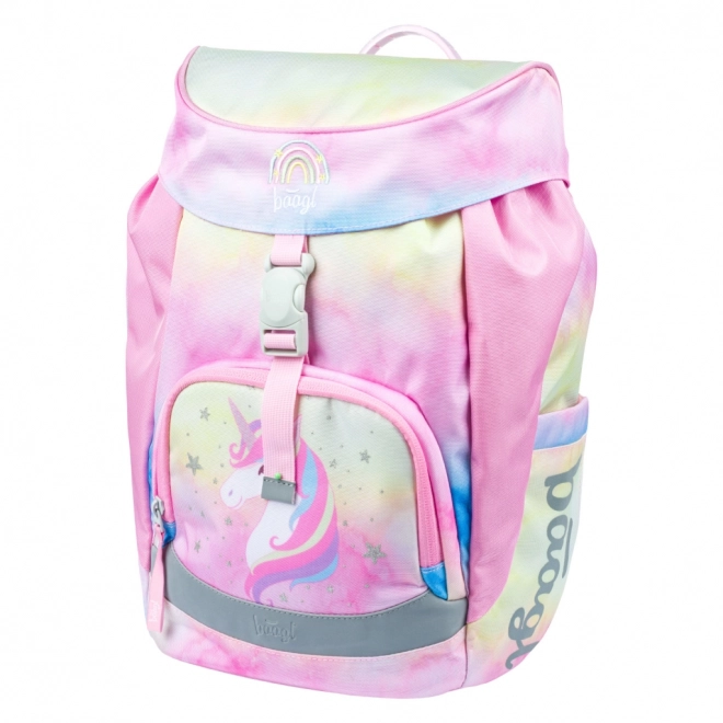 BAAGL Schoolrugzak Airy Rainbow Unicorn