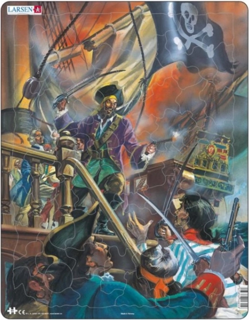 Puzzel Piraten 85 stukjes van LARSEN