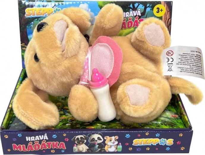 Interactieve puppy met flesje van Steppos