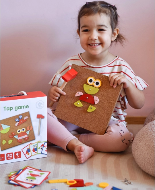 Woopie Green Houten Hamer Slag Speelgoed
