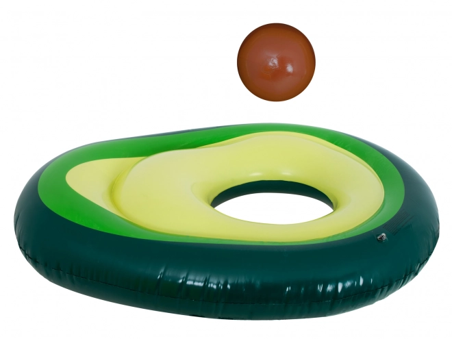 Opblaasbare matras Avocado met bal 150 cm XL