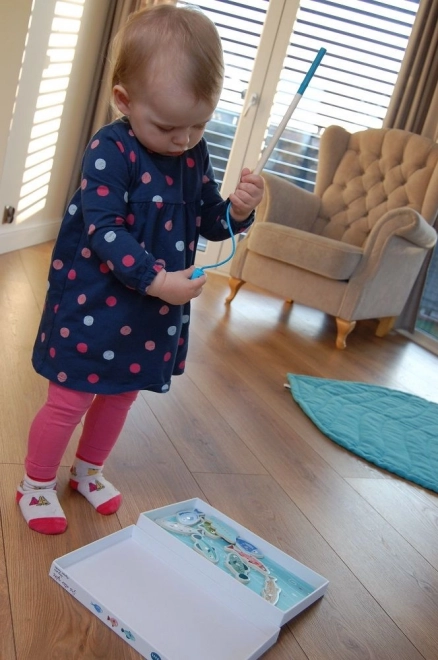 Magnetisch spel - Pinguïn bij de vissen