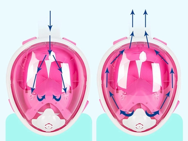 Volledig gezichtsmasker met snorkel voor duiken en snorkelen S/M SP0762 RO