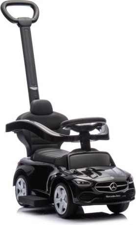 Kinderloopfiets met duwstang Mercedes 3-in-1 zwart