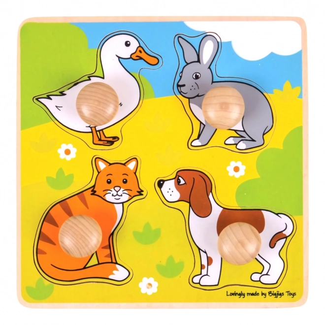 Bigjigs Toys Plaatjespuzzel boerderijdieren