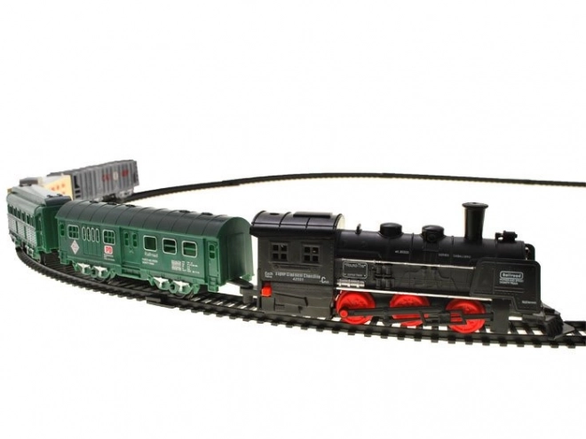 Elektrische treinstel met wagons
