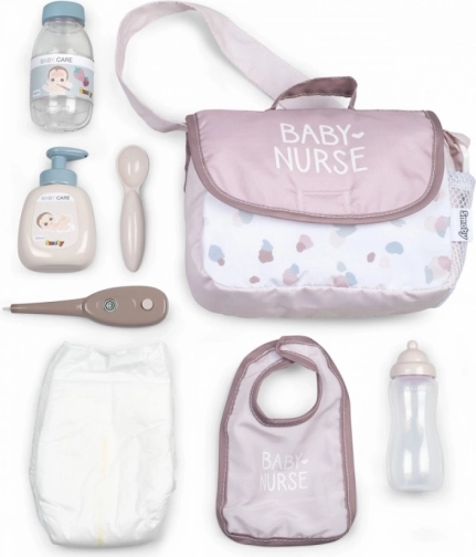 Complete set van 8 accessoires voor realistische verzorging