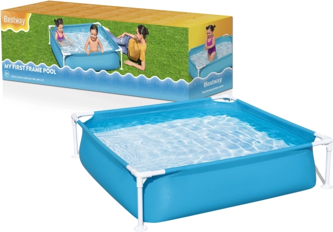 Tuinframezwembad voor kinderen 122 × 122 × 30 cm BESTWAY