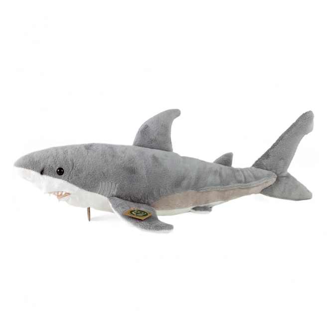 Pluchen witte haai 51 cm ECO-VRIENDELIJK