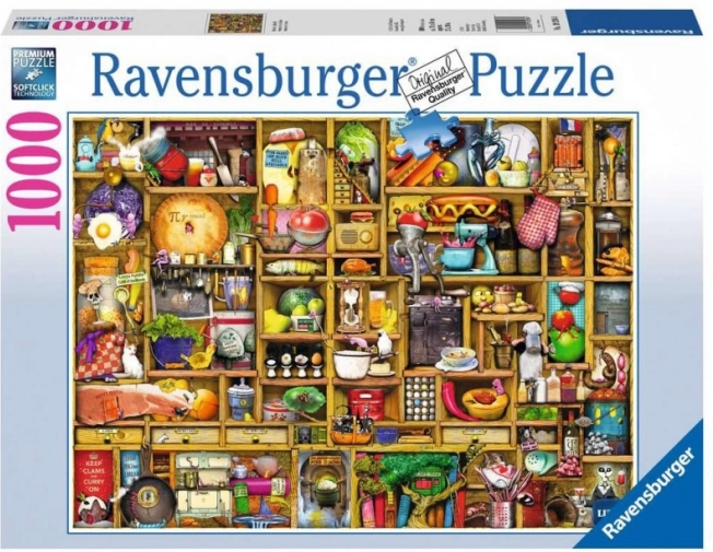 Puzzel 1000 stukjes Plank in de keuken