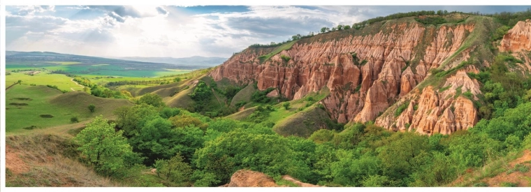 Panoramische puzzel Rode kloof 1000 stukjes DINO
