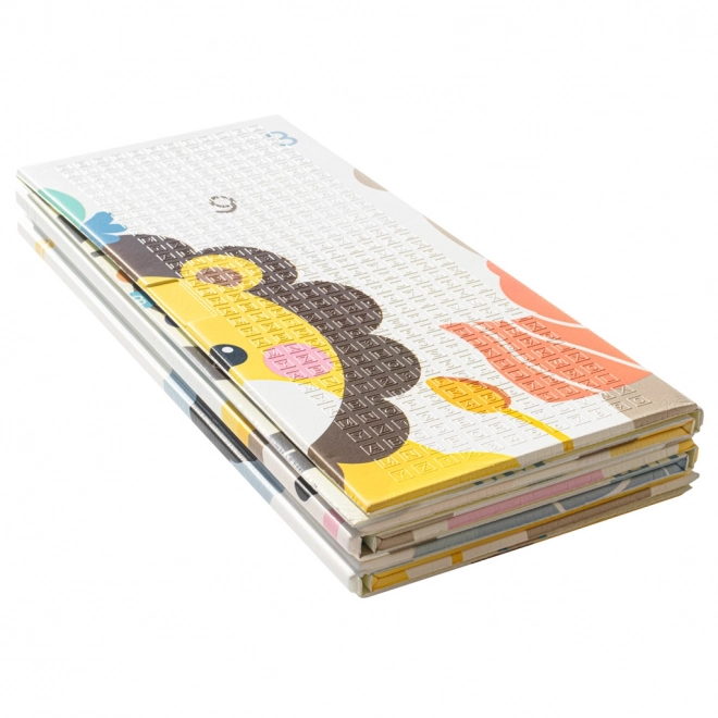 Educatieve opvouwbare dubbelzijdige schuimmat 179x198 dieren/straten