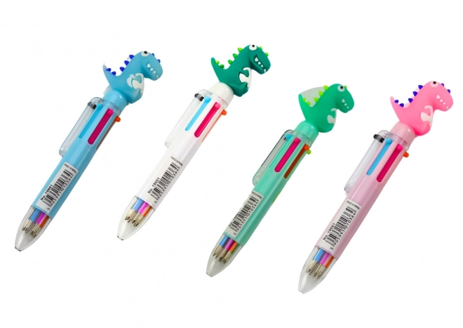 Meer kleurige automatische pen Dinosaurus Mix 6 kleuren