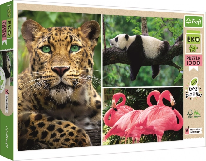 TREFL Puzzel Dieren - collage 1000 stukjes ECO