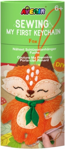 Creatieve set Naai je sleutelhanger - Vos
