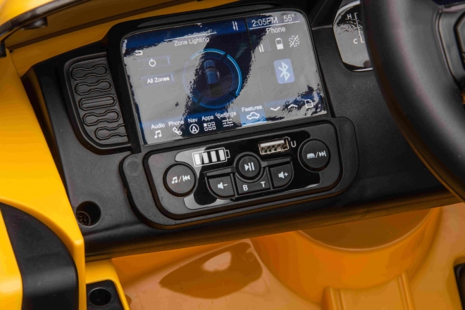 Kinder elektrische auto Ford Ranger Lift Geel