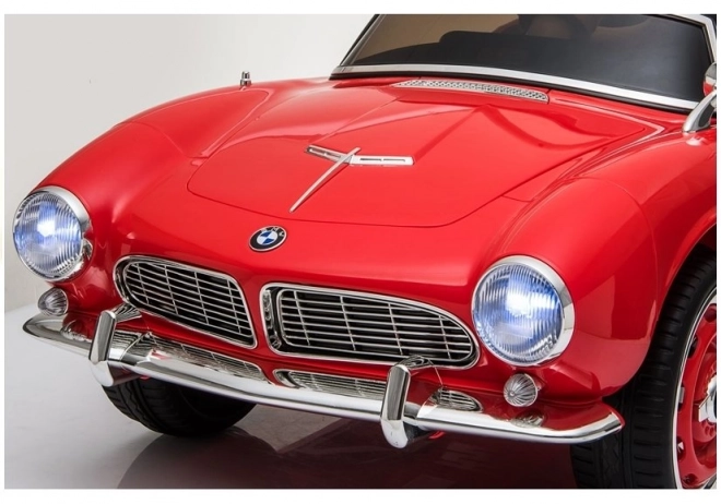 Accu auto BMW Retro rood