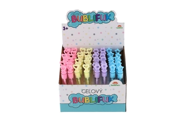 Bellenblaas met gelvulling 10,5 cm, 4 kleuren
