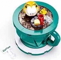Sluban Garfield in koffiebad bouwset