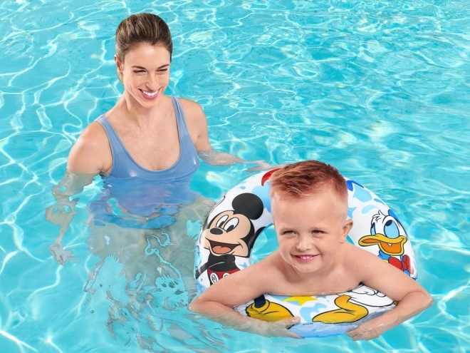 Opblaasbare band Disney met Mickey Mouse en Donald Duck 56cm