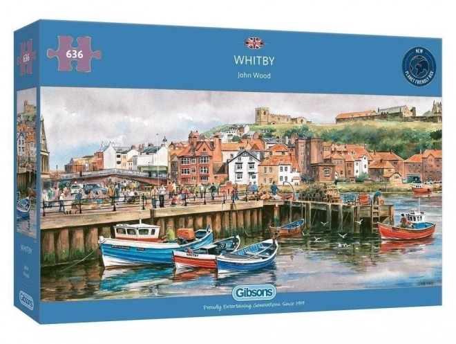 Gibsons panoramische puzzel Whitby, Yorkshire 636 stukjes