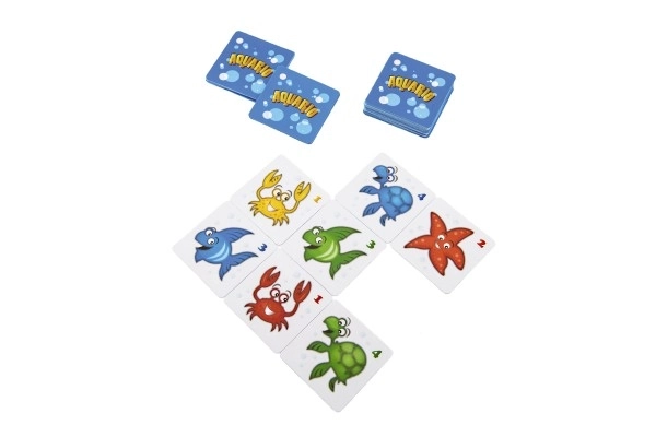Aquario gezelschapsspel in een blikjesdoos 13x13x7,5cm