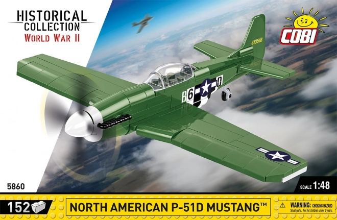 Bouwpakket vliegtuig P-51D Mustang COBI