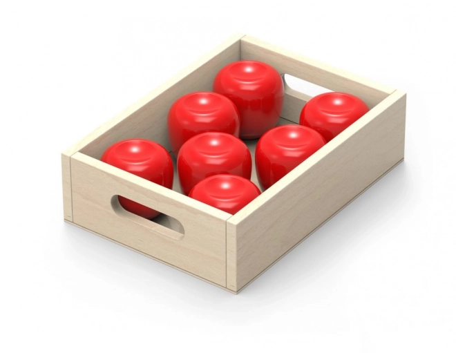 Houten fruit en groenten in doosjes Viga