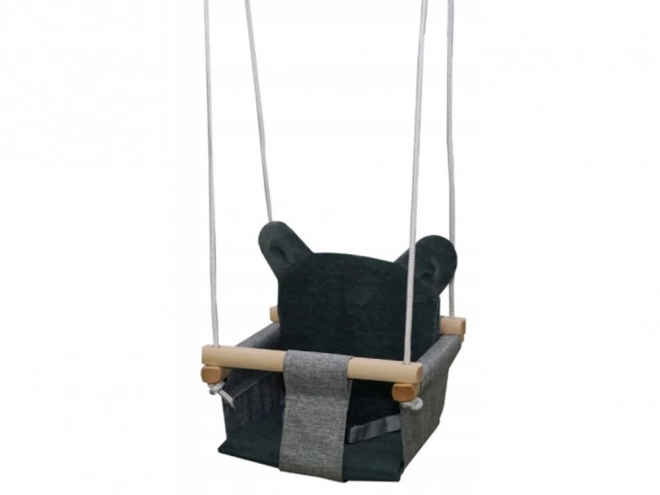 Kinder schommel met houten zitje