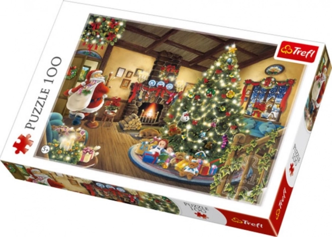 TREFL Puzzel Kerstman bij de boom 100 stukjes