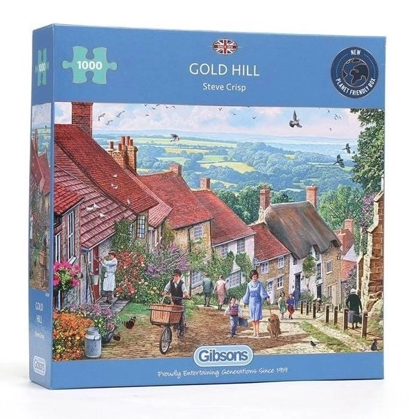 GIBSONS Puzzel Gold Hill, Engeland 1000 stukjes