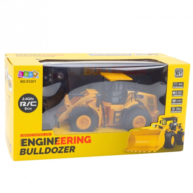 Afstandsbediende bulldozer RC geel