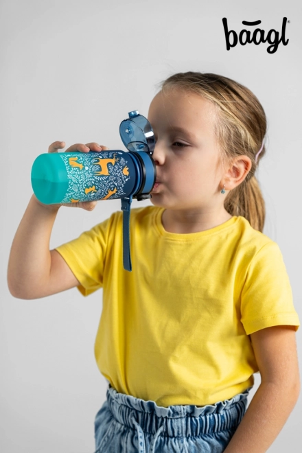 BAAGL Tritan-fles voor drinken Gradient Bos 350 ml