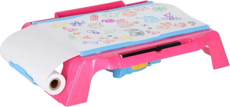 Ononderbroken tekenen met papierrol