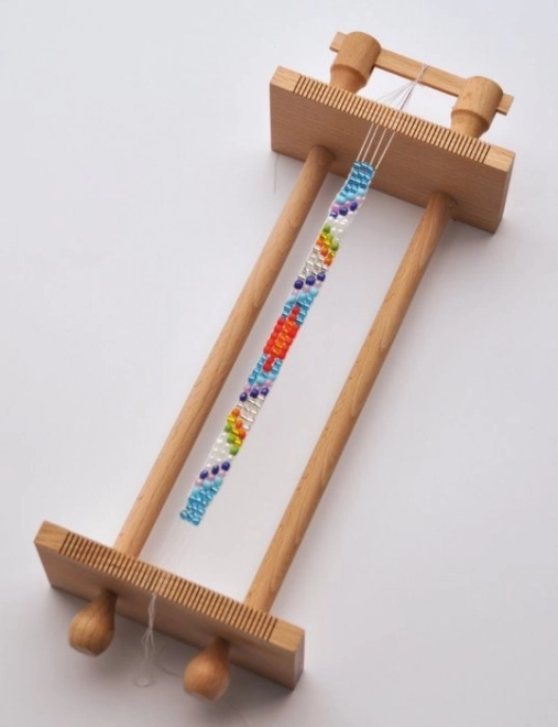 PLAYBOX Weefgetouw voor kralen - houten